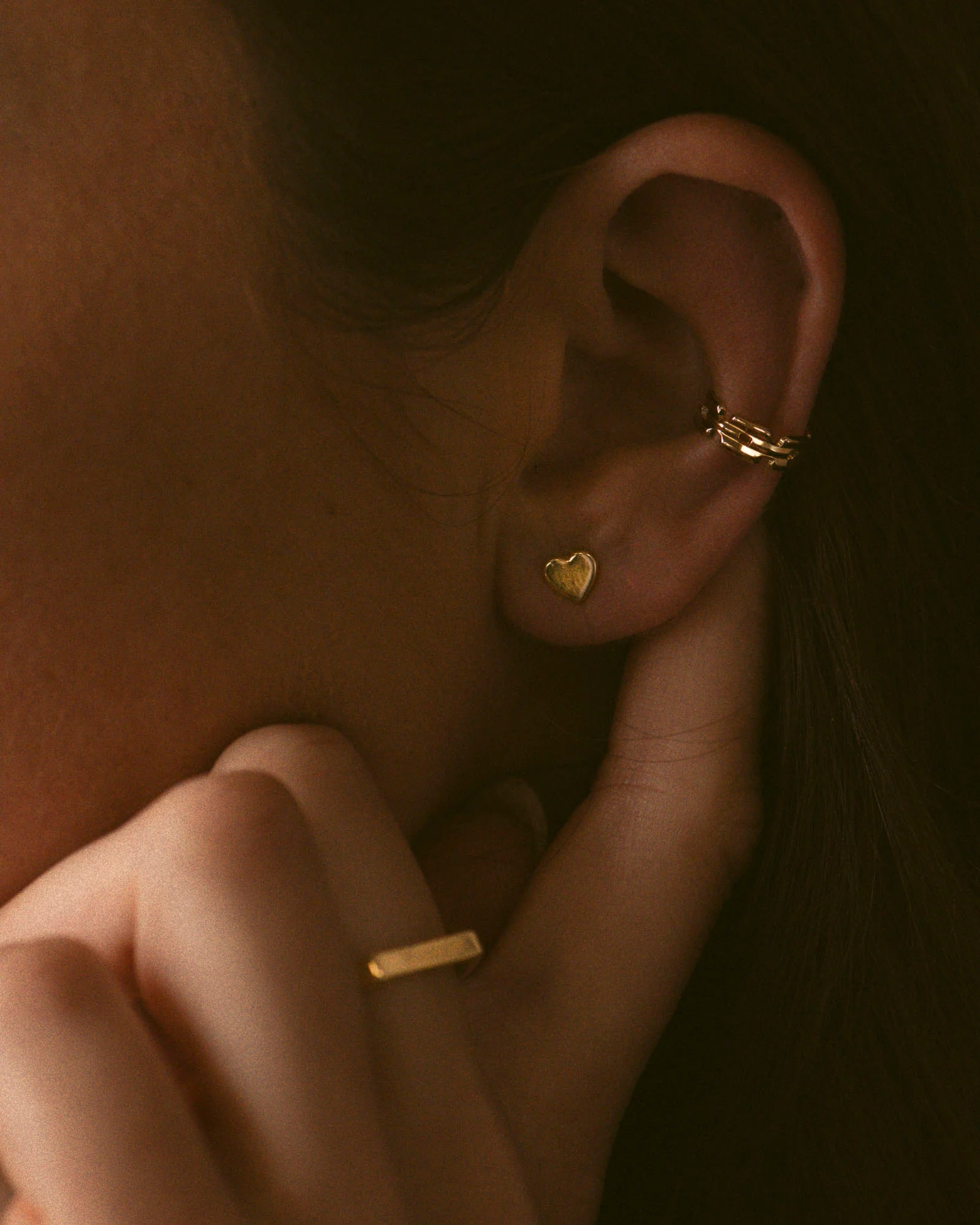 Boucle d'oreille Puce Amour • Unité - Image 3