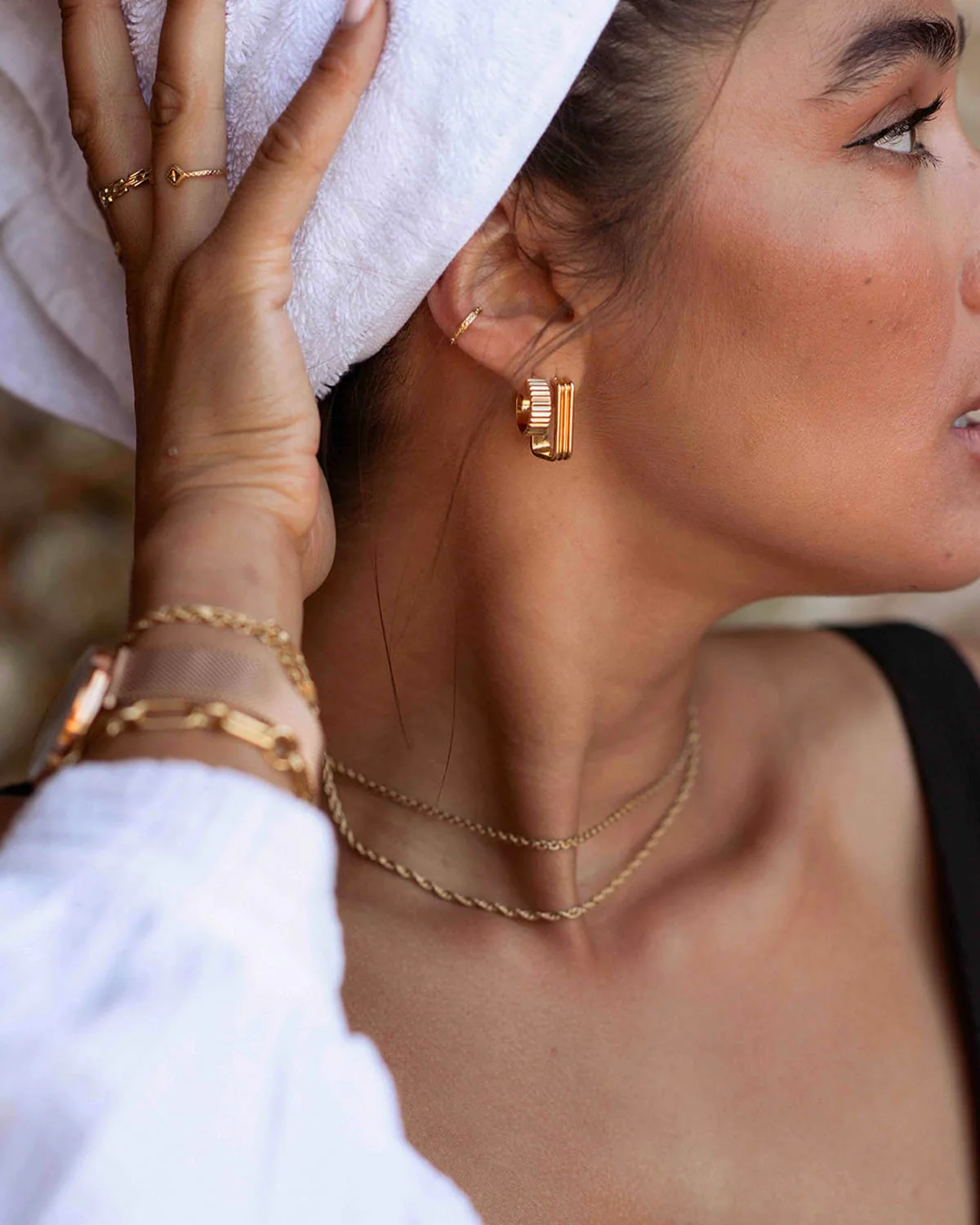 Boucles d'oreilles Marie - Image 4